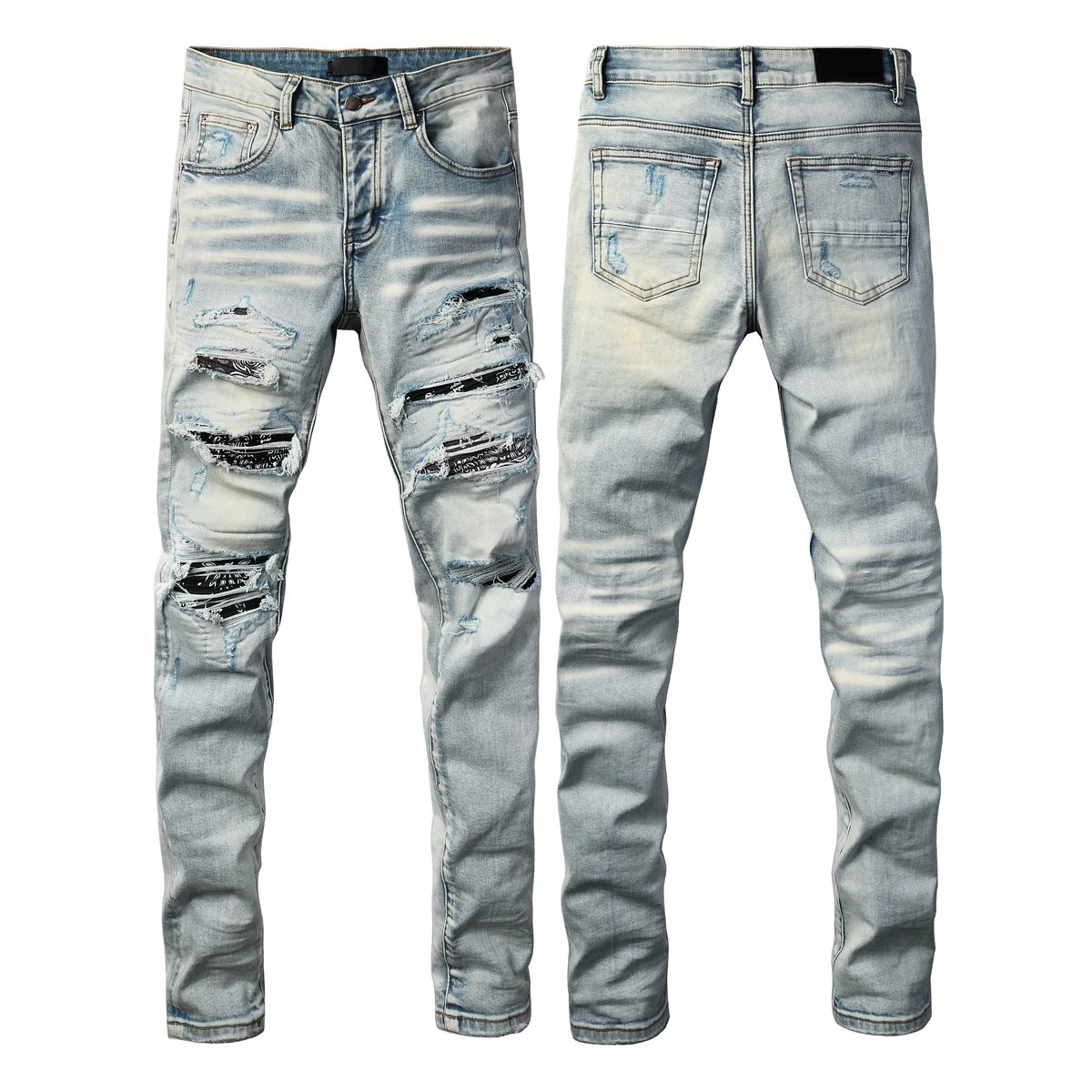 Balmain/Purple/Amiri jeans（40 STYLE TOP） -4