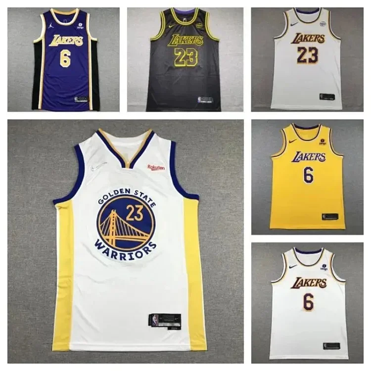  NBA Lakers Warriors Jerseys（4
