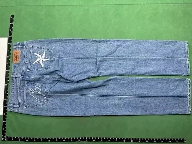  Balenciaga,denim tears, burberry, cortiez, chrome hearts jeans -4