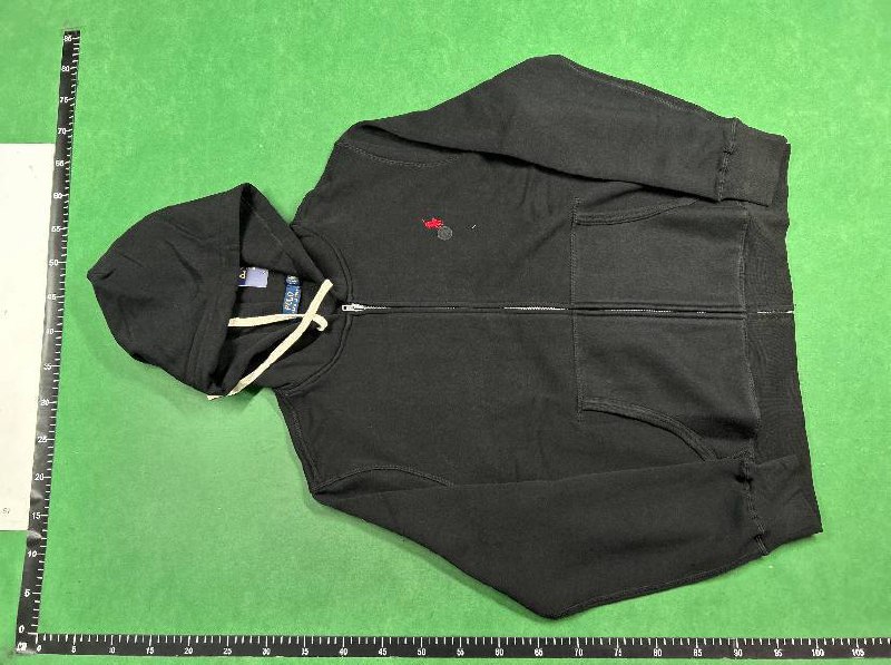 Polo zip up hoodie  ( 12 colors ) -3