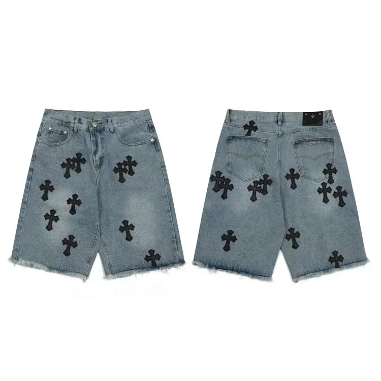  hrome Hearts Jeans Short    