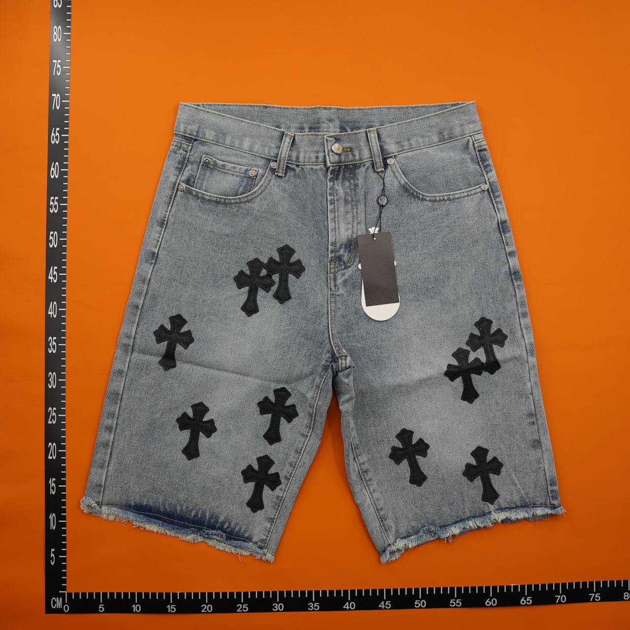  hrome Hearts Jeans Short     -4