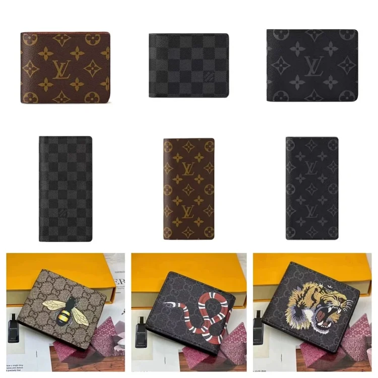  Louis Vuitton /Gucci wallet 