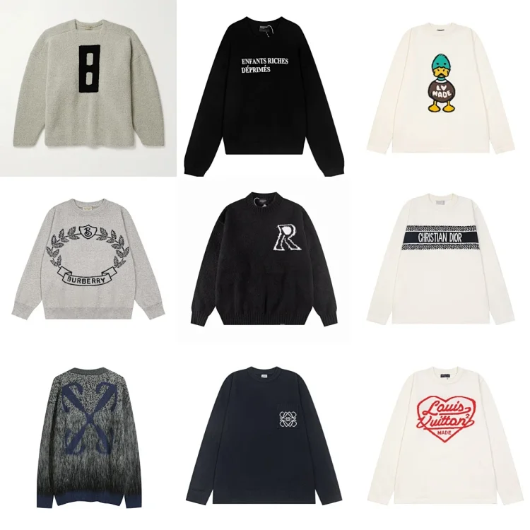 Gucci down jackets and sweater