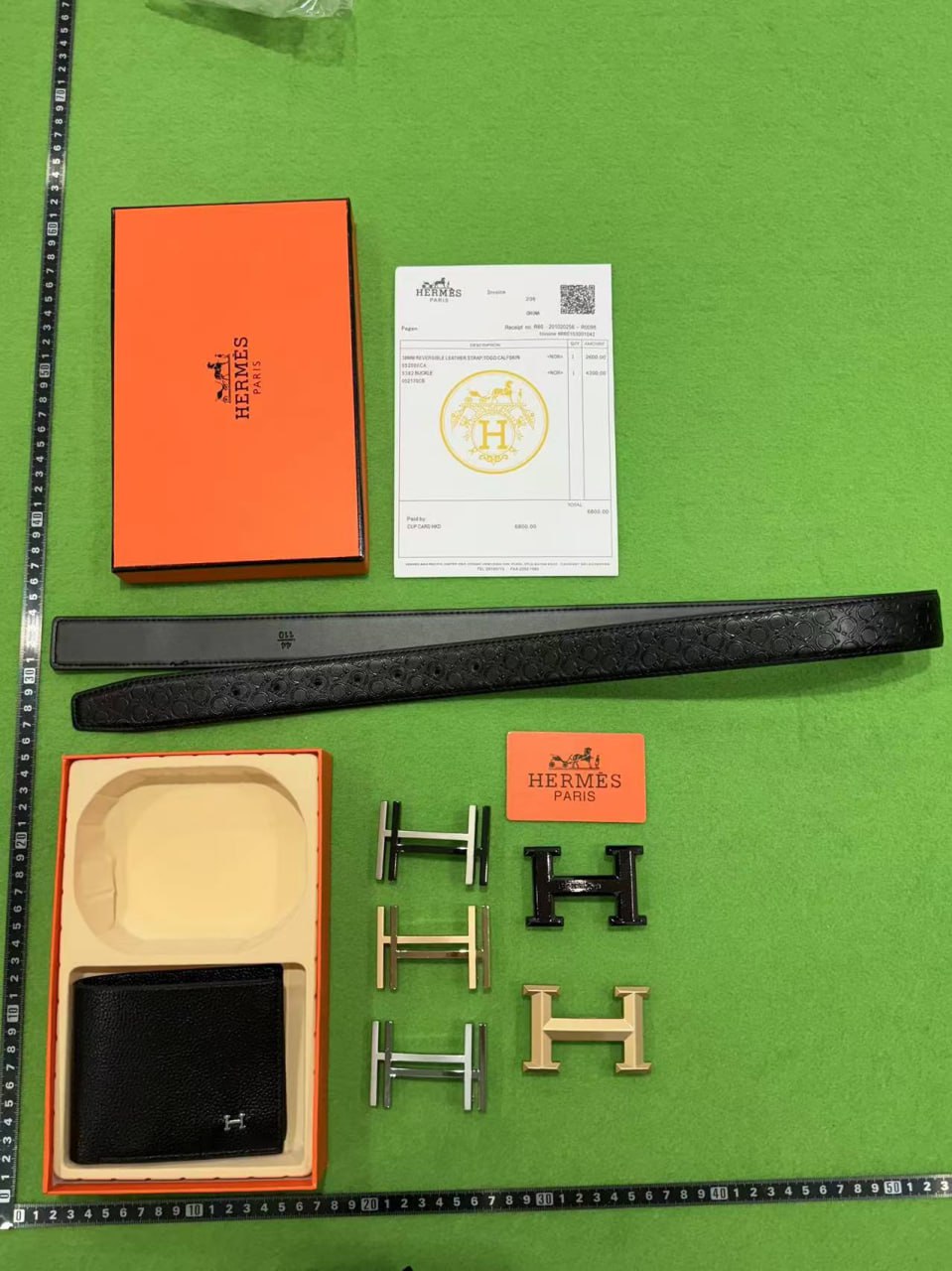 Hermes belt wallet gift box -2