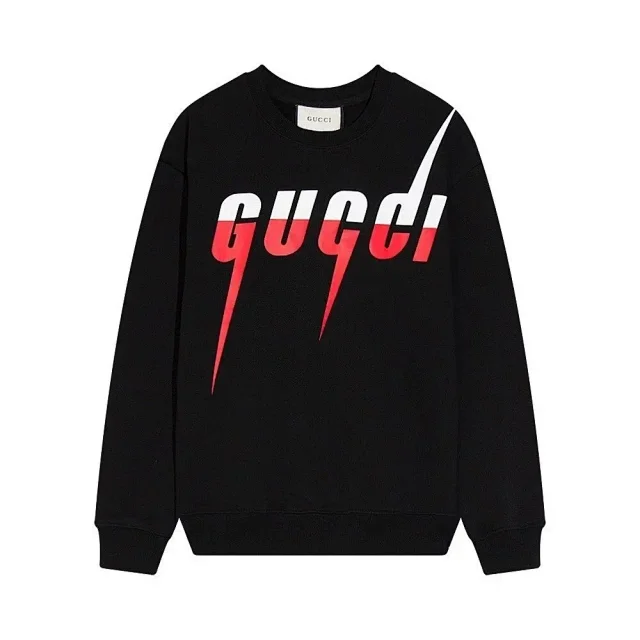 GUCCI New Lightning Letter Printed Casual Sweatshirt -2