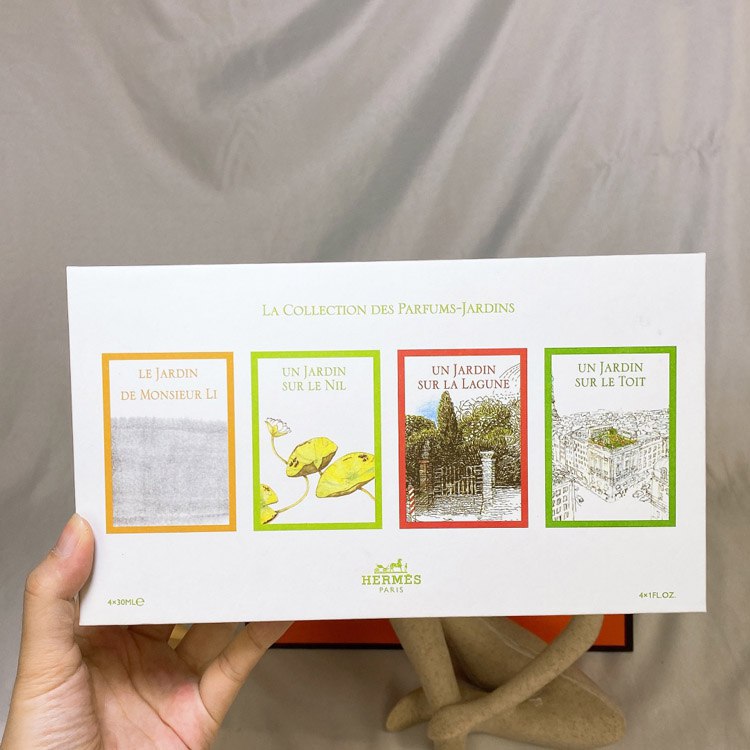 Hermès Garden Eau de Parfum Sample 4-Piece Set -4