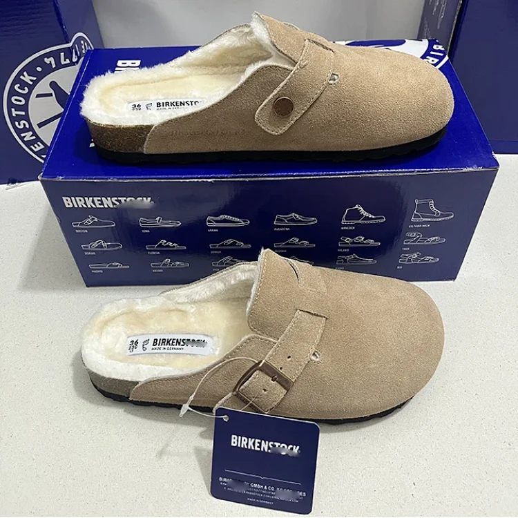  BIRKENSTOCK Plush Slippers