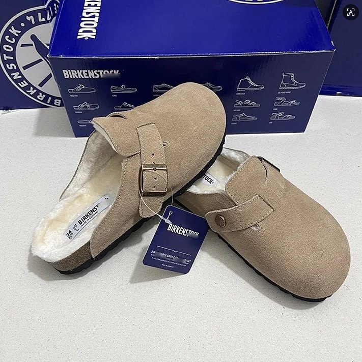  BIRKENSTOCK Plush Slippers -4