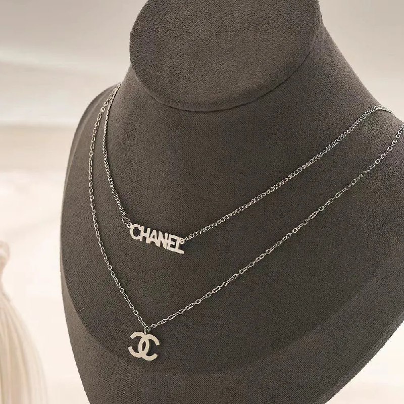 Chanel CC Logo Necklace [2 styles] -2