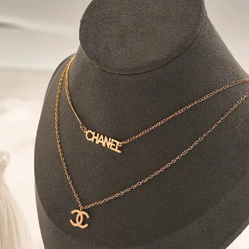 Chanel CC Logo Necklace [2 styles] -3