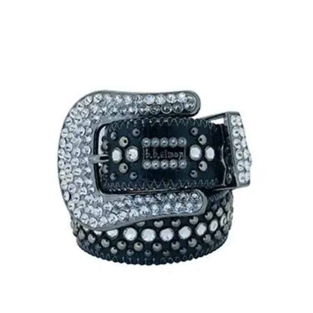  BB Simon Crystal-Embellished Belt [9 styles] -3