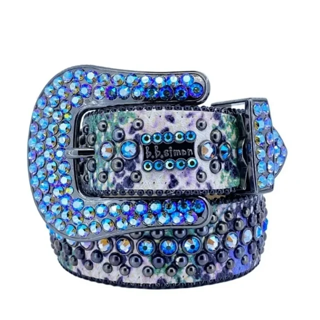  BB Simon Crystal-Embellished Belt [9 styles] -5