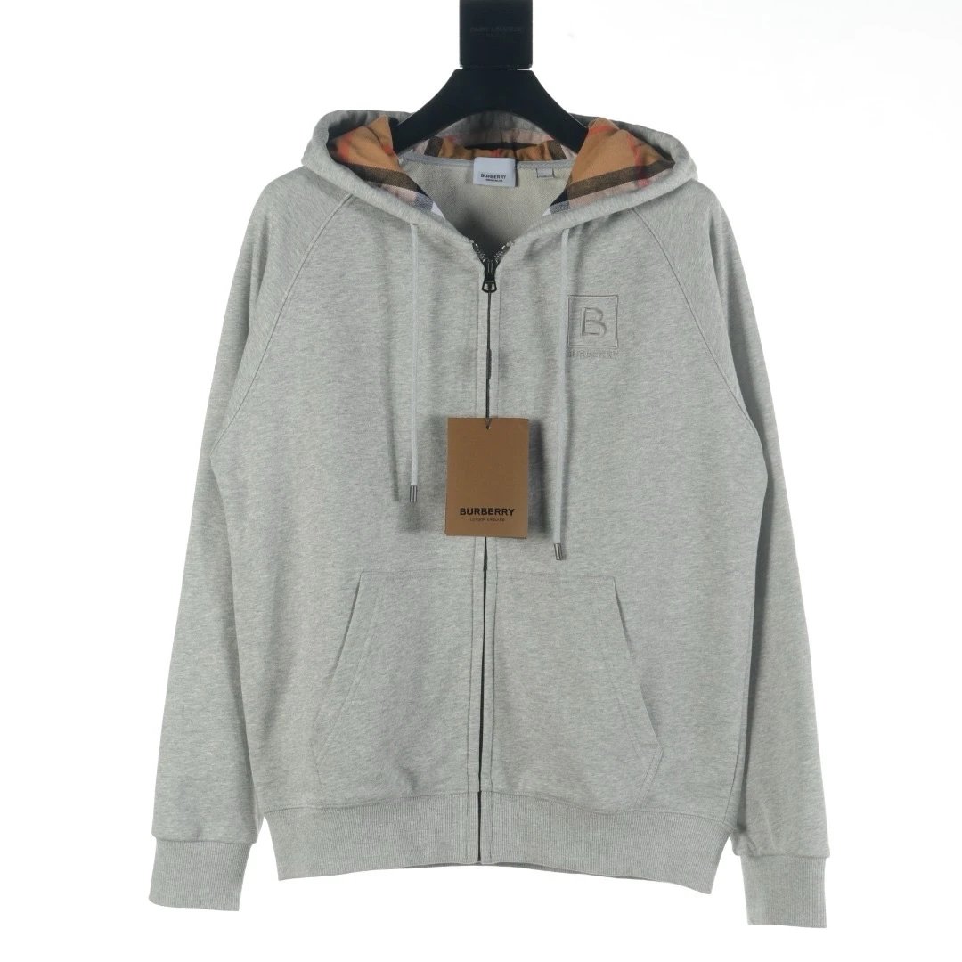 Burberry  Zip-up hoodie -3