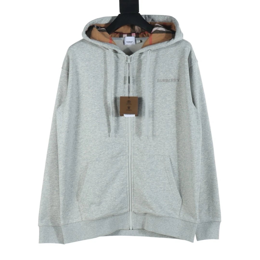 Burberry  Zip-up hoodie -4