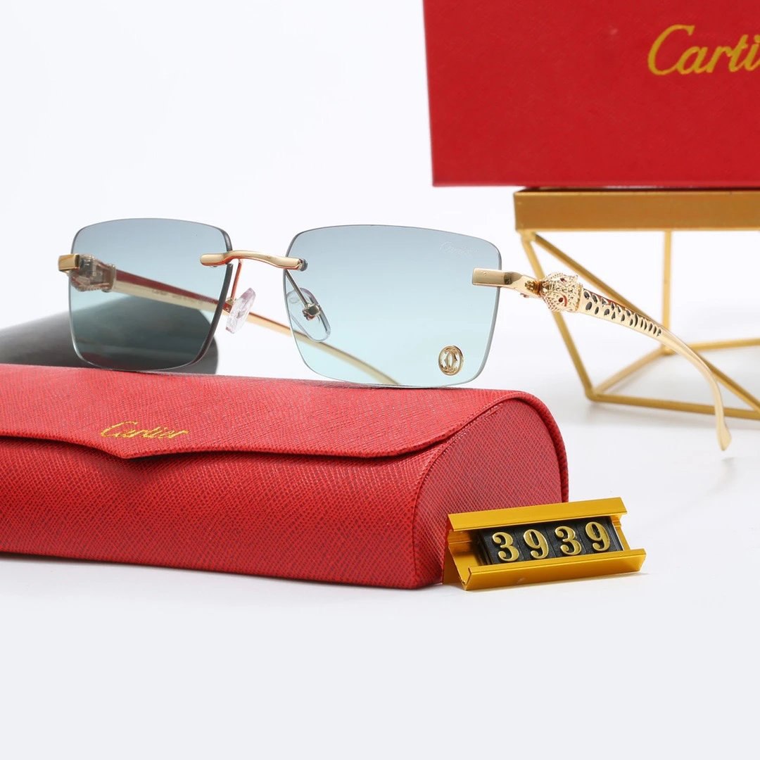 Cartier Retro Sunglasses（39 STYLE TOP） -4