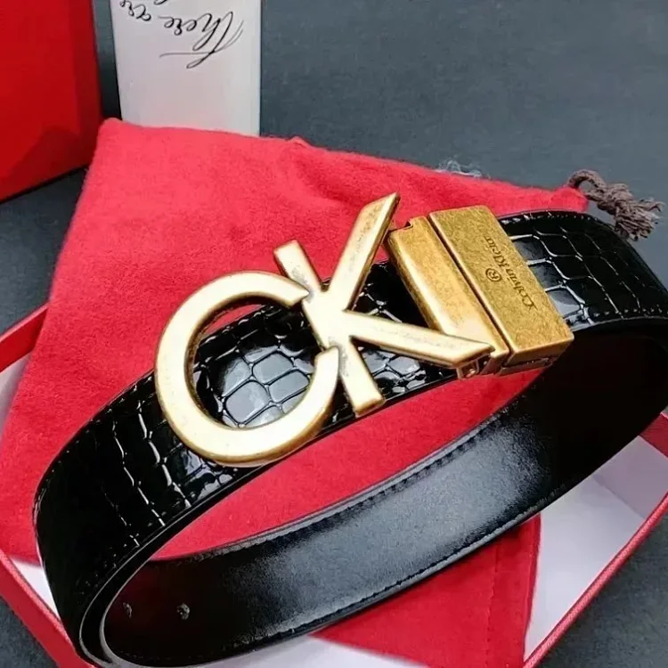 Calvin Klein CK Logo Buckle Be