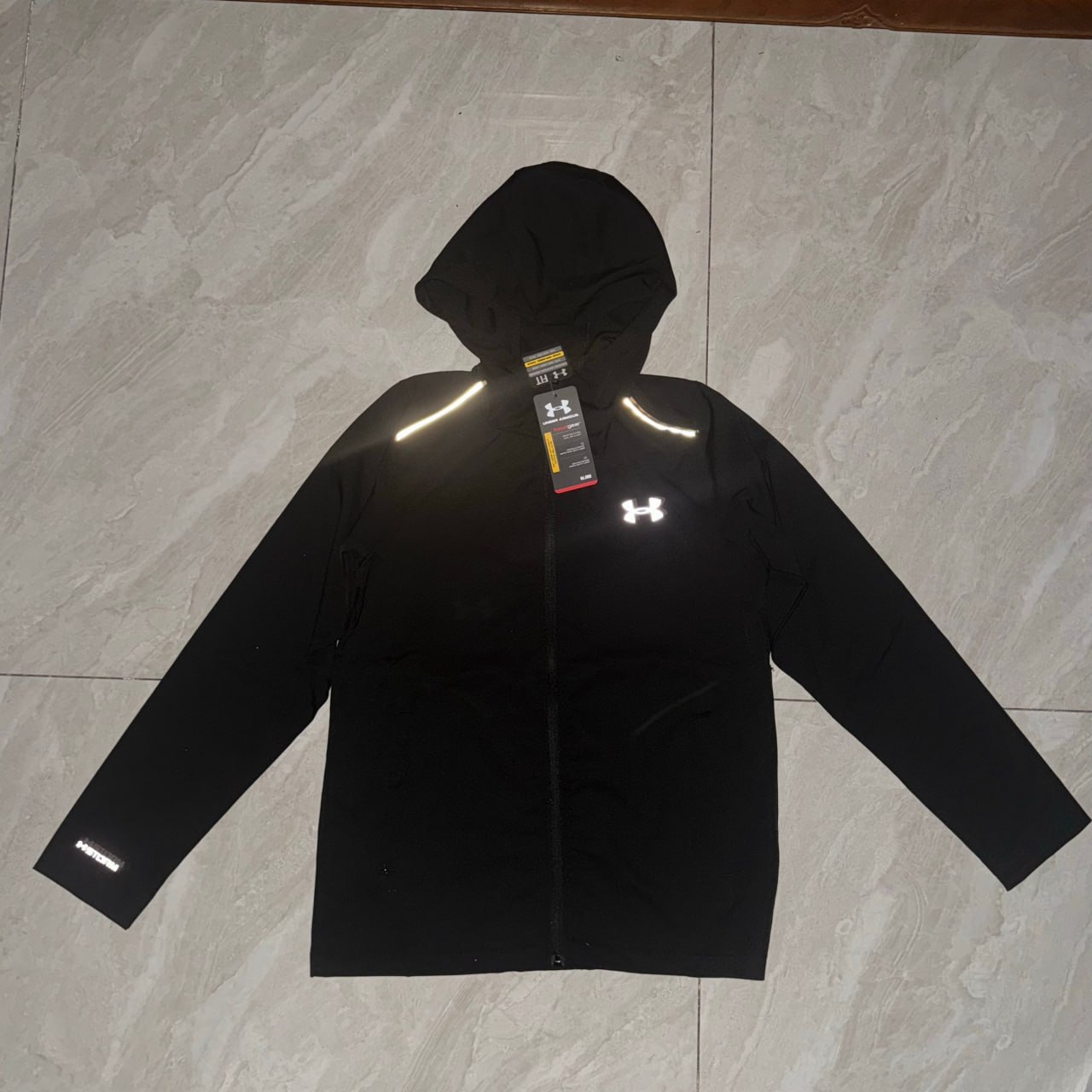 Nike Under Armour Reflective Running Tracksuit Jacket Pants -3