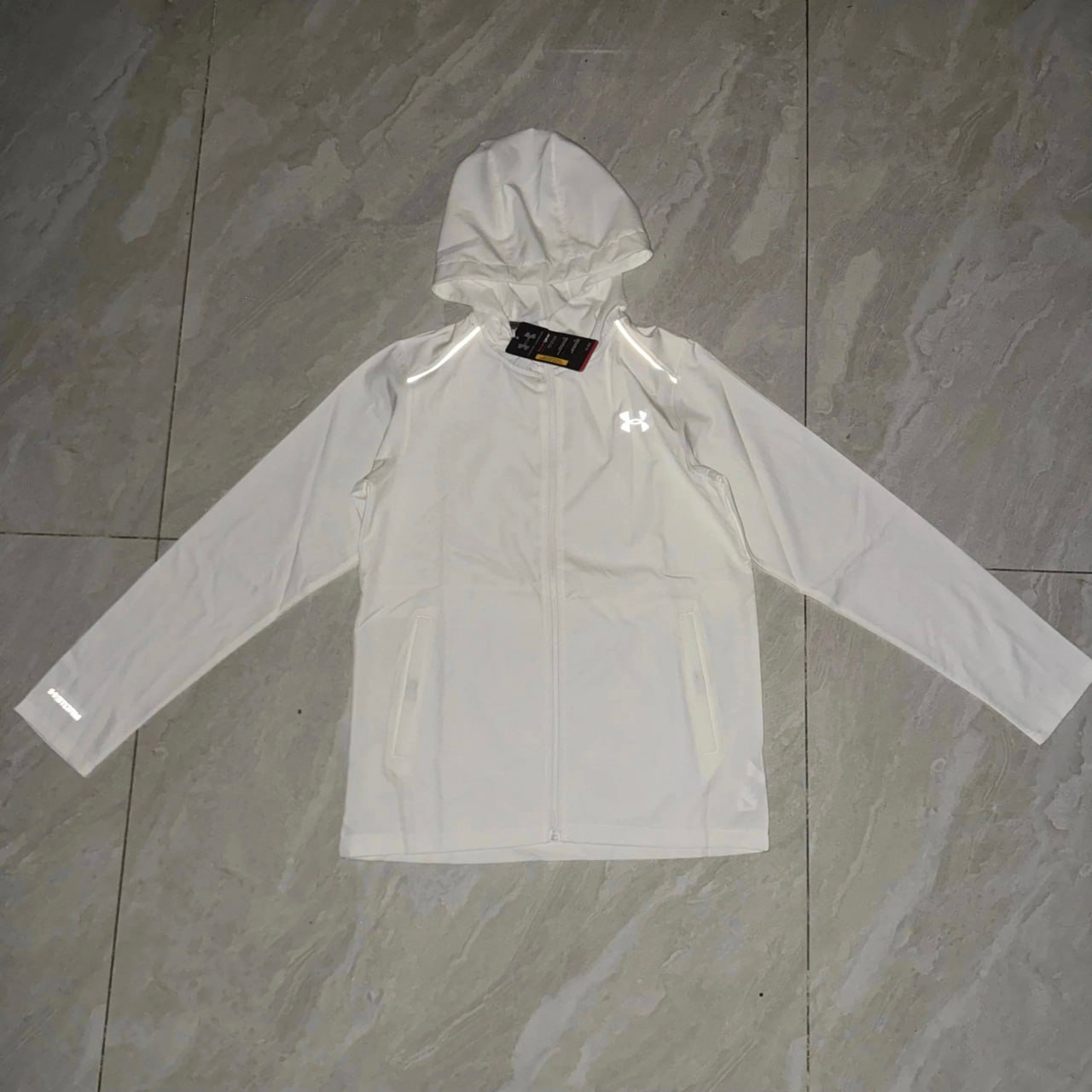 Nike Under Armour Reflective Running Tracksuit Jacket Pants -2