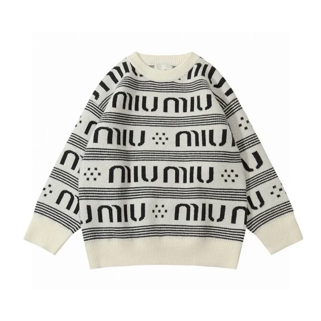 Miu Miu Logo Knit Sweater [10 styles] -3