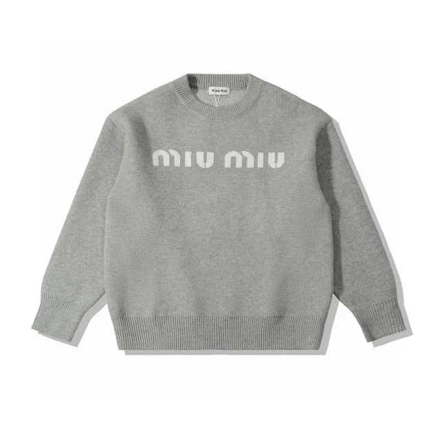 Miu Miu Logo Knit Sweater [10 styles] -5