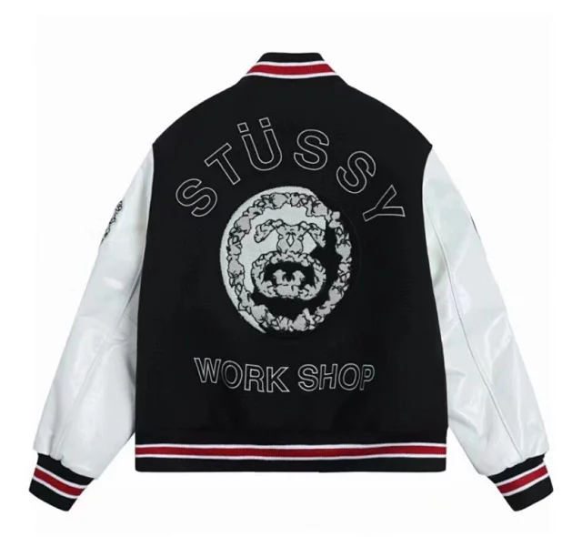  Stussy Baseball Jacket -3