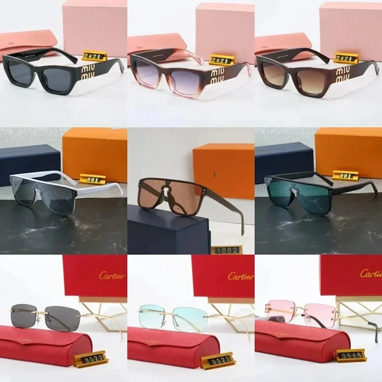 LV Gucci Prada Glasses (40CP) 