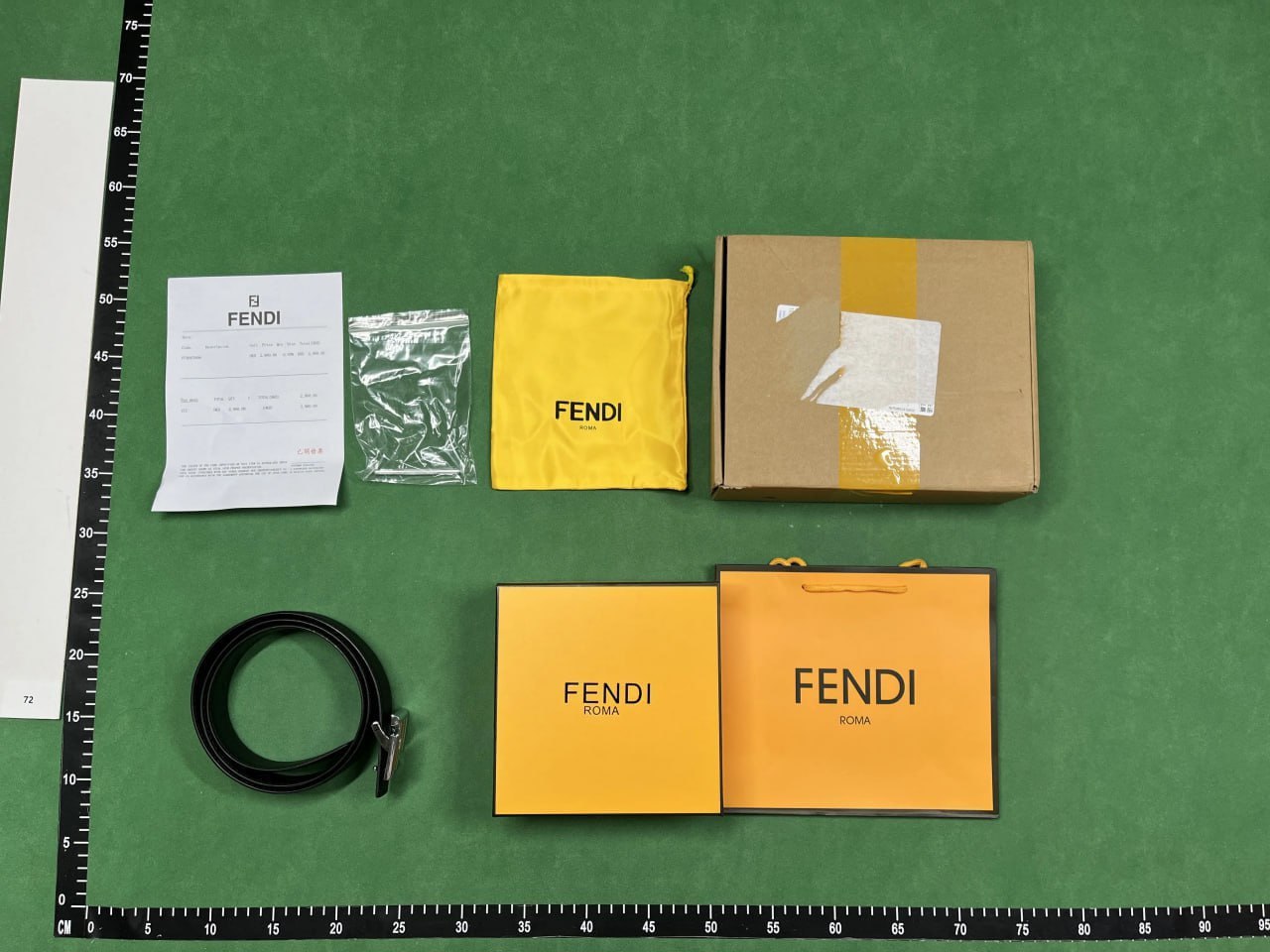   Fendi FF Canvas Belt [40 styles] -3