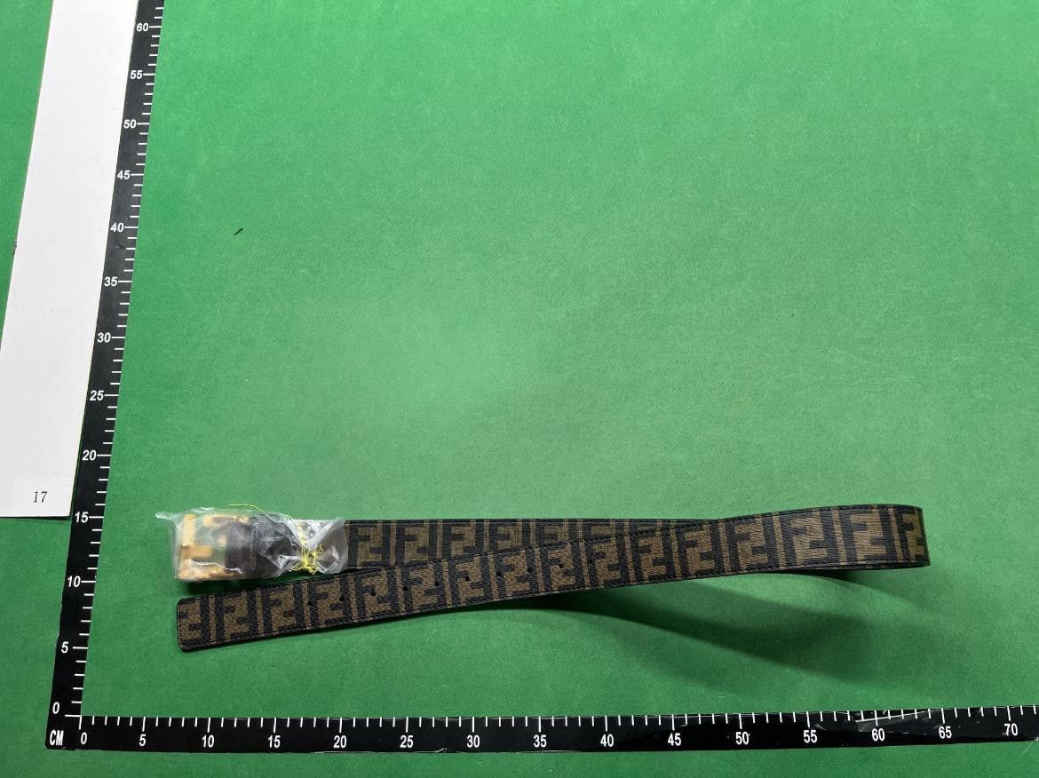   Fendi FF Canvas Belt [40 styles] -5