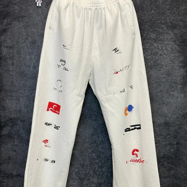 Balenciaga Multi-Logo Sweatpan