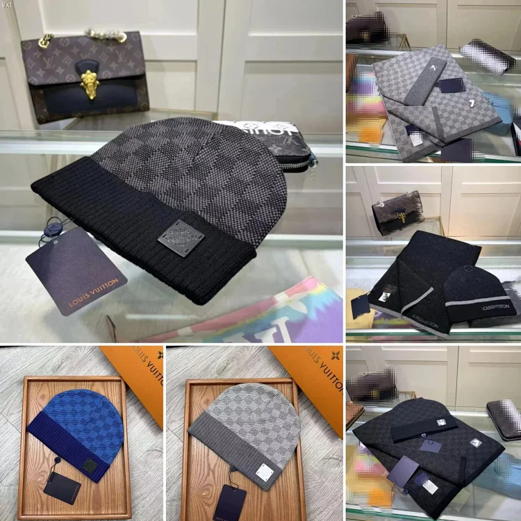 Louis Vuitton Damier Beanie &a