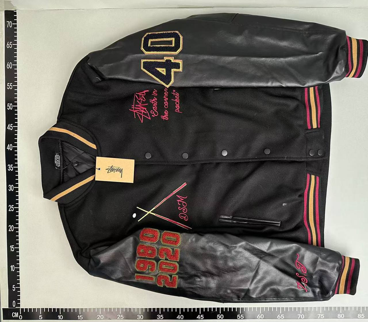 Stussy Baseball Jacket1 -4