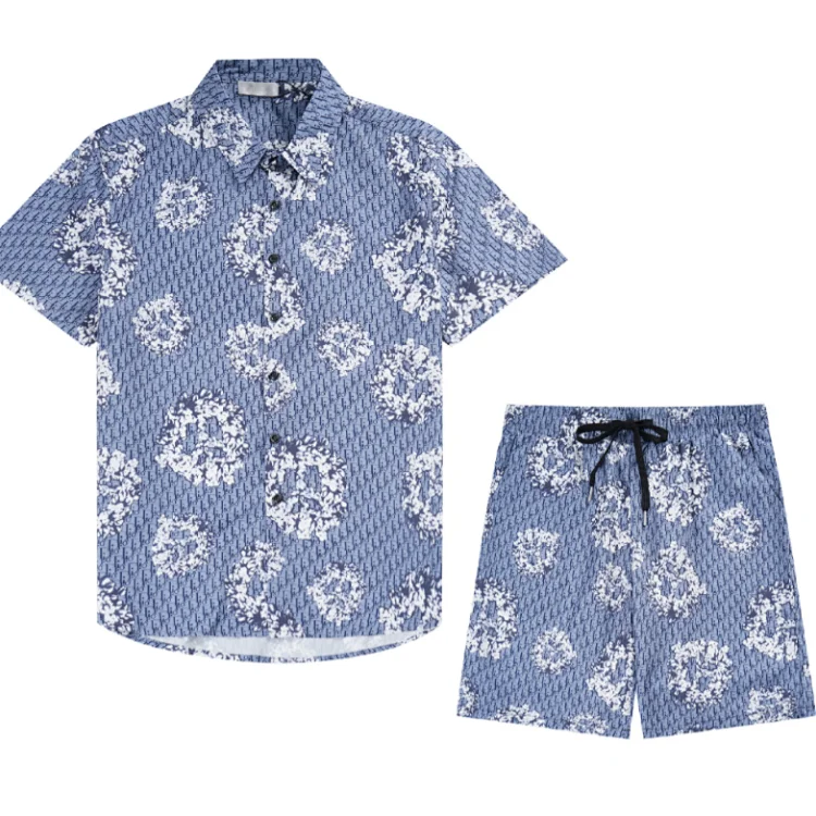 Dior Oblique Shirt/Shorts Set 