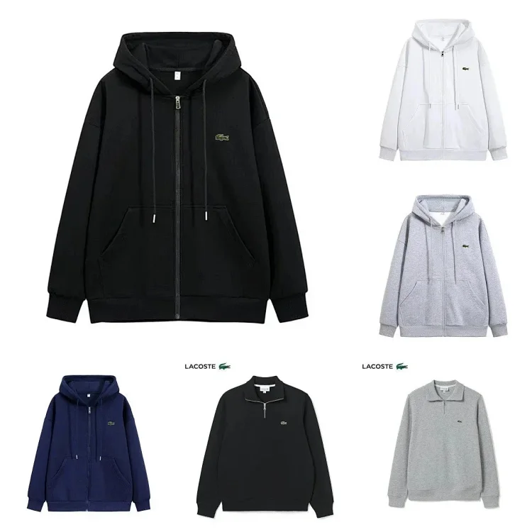 LACOSTE Hoodies & Quarter-