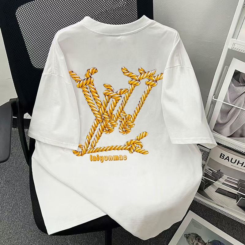   LV Monogram Embroidered T-Shirt [2 styles] -2