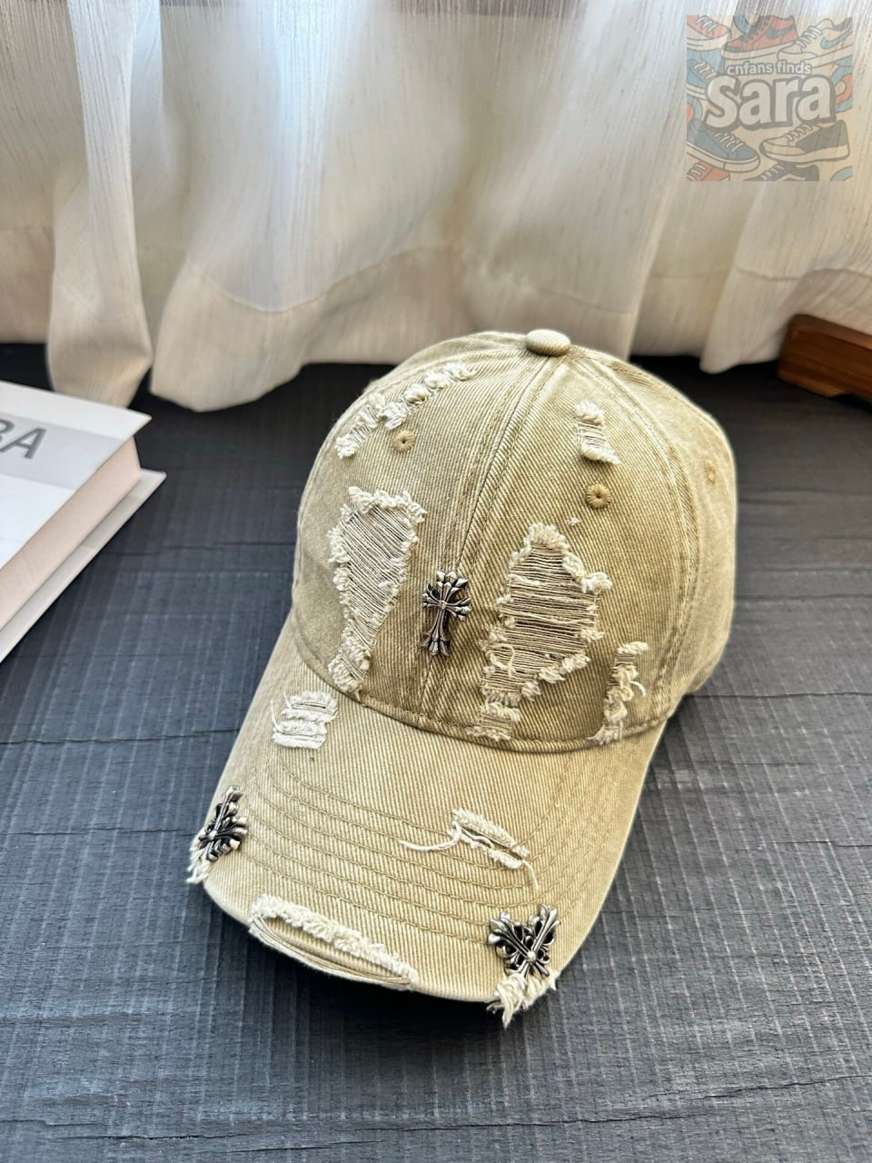 Stylish Retro Cross Snapback Cap -4