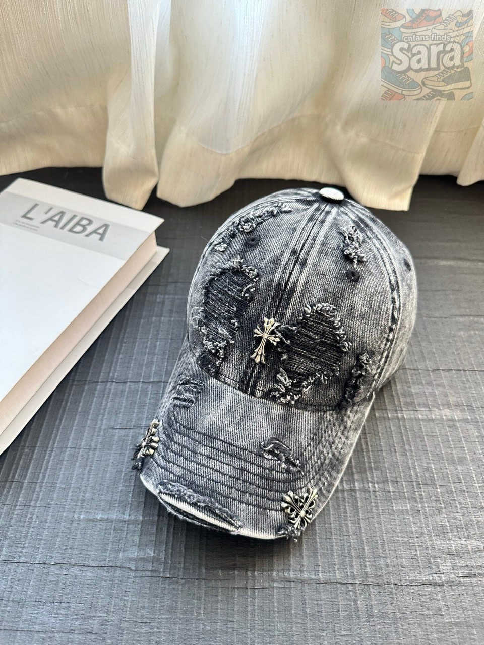 Stylish Retro Cross Snapback Cap -3