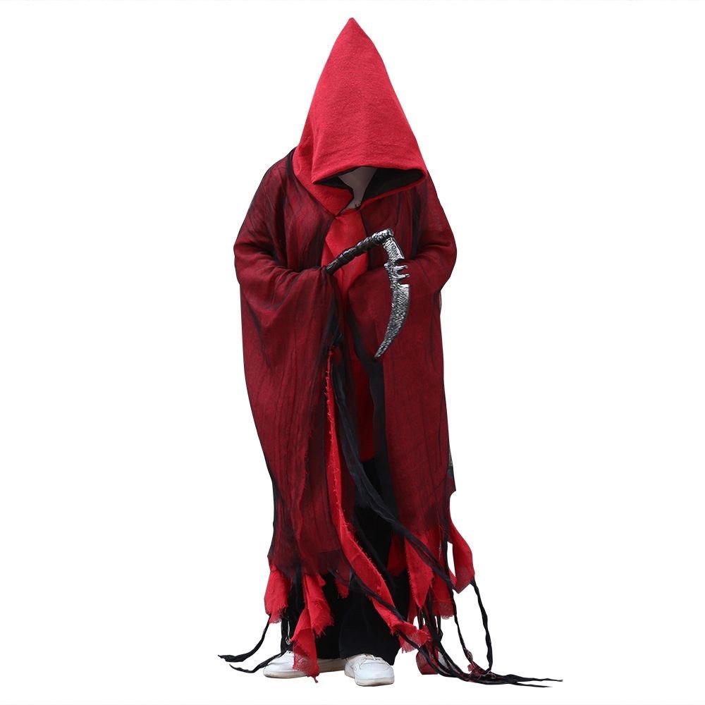 Halloween COS Skeleton Cape -5