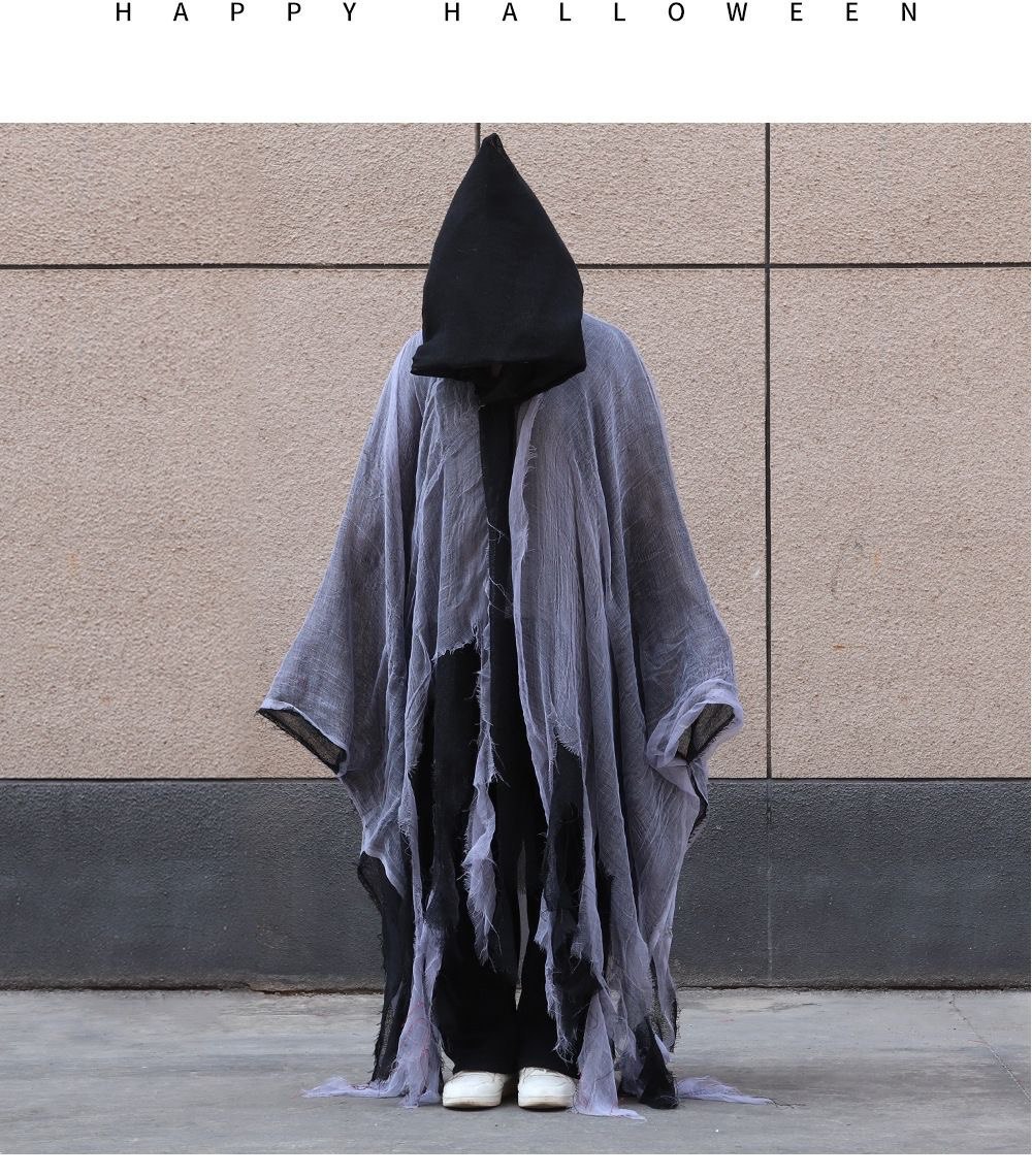 Halloween COS Skeleton Cape -2