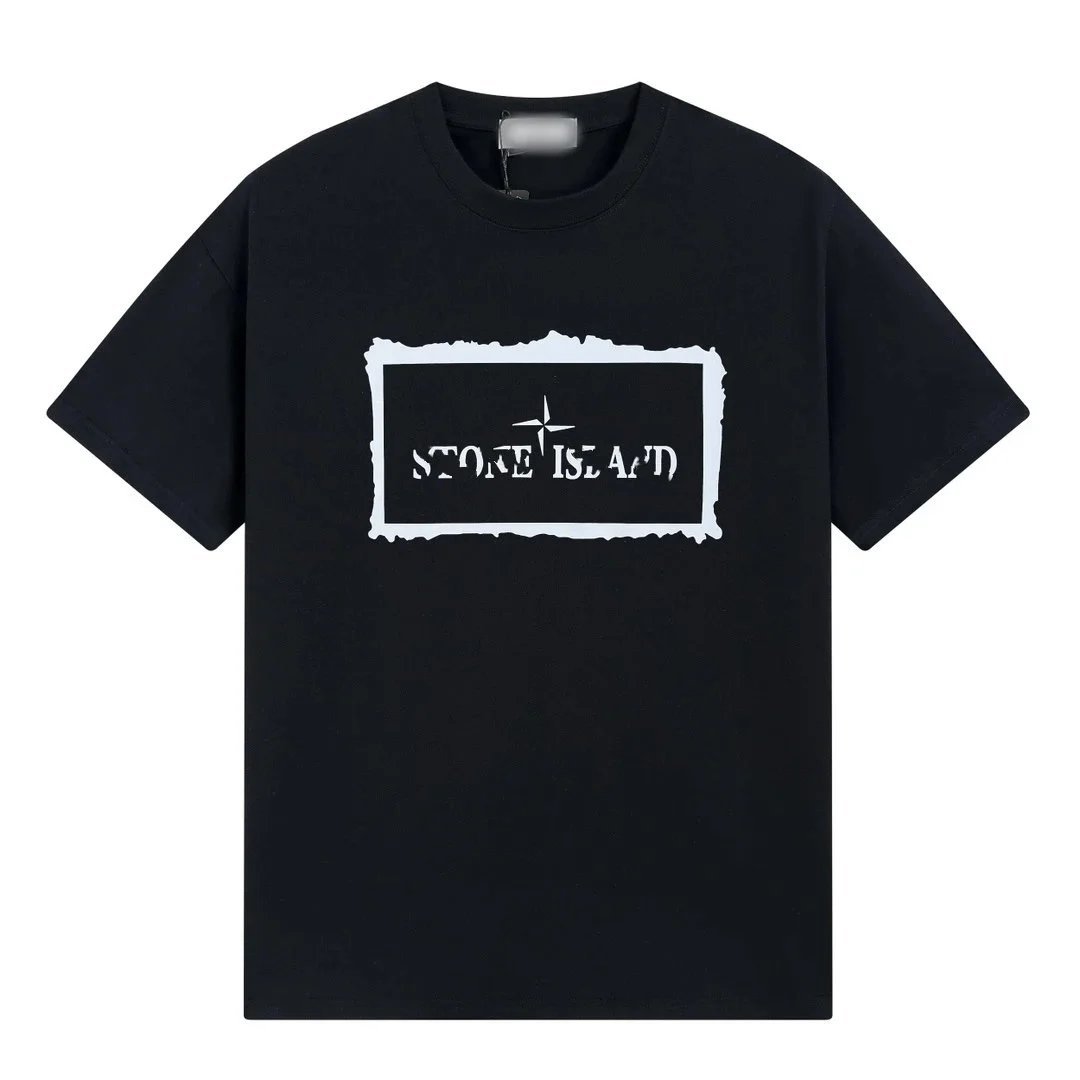 Stone Island Black T-Shirt wit