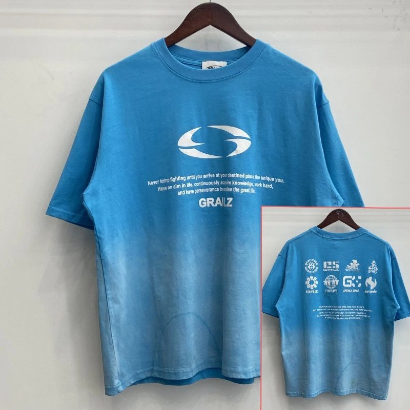 9pcs Vintage T-Shirts Collection - Graffiti & Streetwear Style   -4
