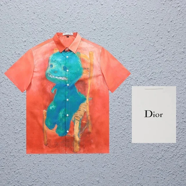  Luxury Brand Short Sleeve Shirts [12 styles] -2