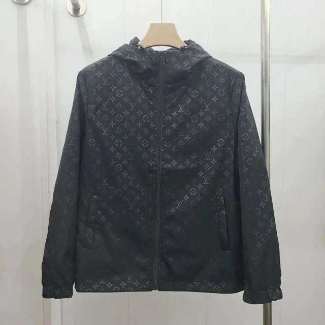  Louis Vuitton Monogram Print Hooded Jacket [5 styles] -2