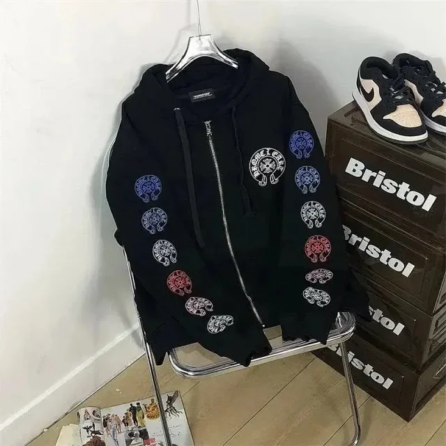 Chrome Hearts Classic Color Horseshoe Hooded Sweatshirt [6 styles] -2