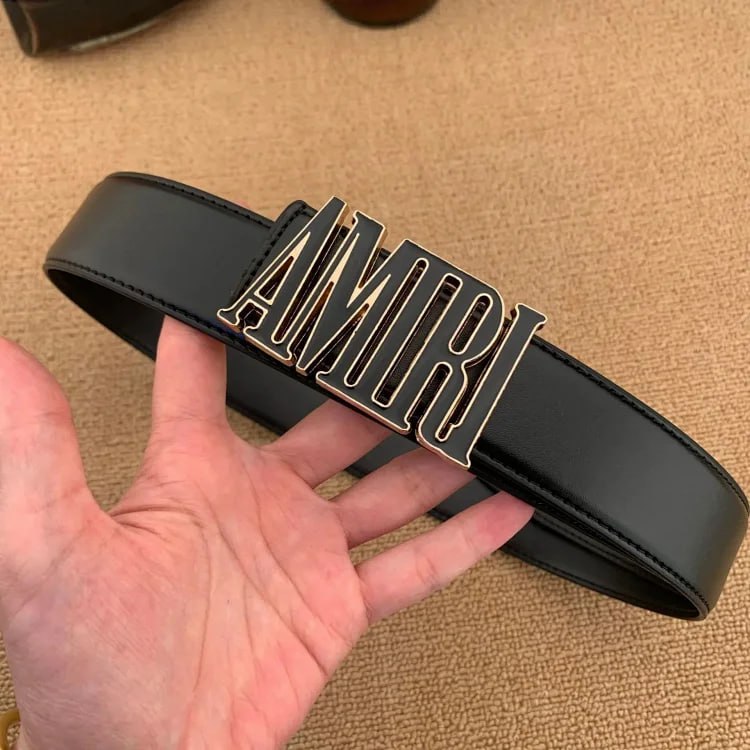  Amiri Logo Buckle Belt [9 sty