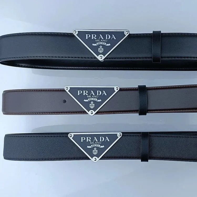  Prada Triangle Logo Belt [6 s