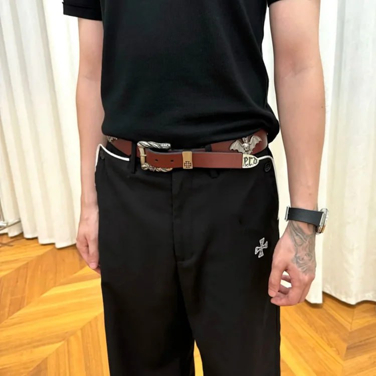 Chrome Hearts Gothic Bat Buckl