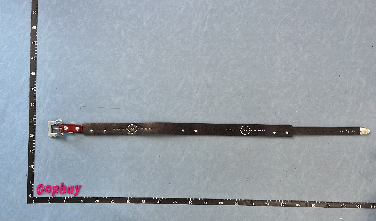 Chrome Hearts Gothic Bat Buckle Leather Belt [2 styles] -2