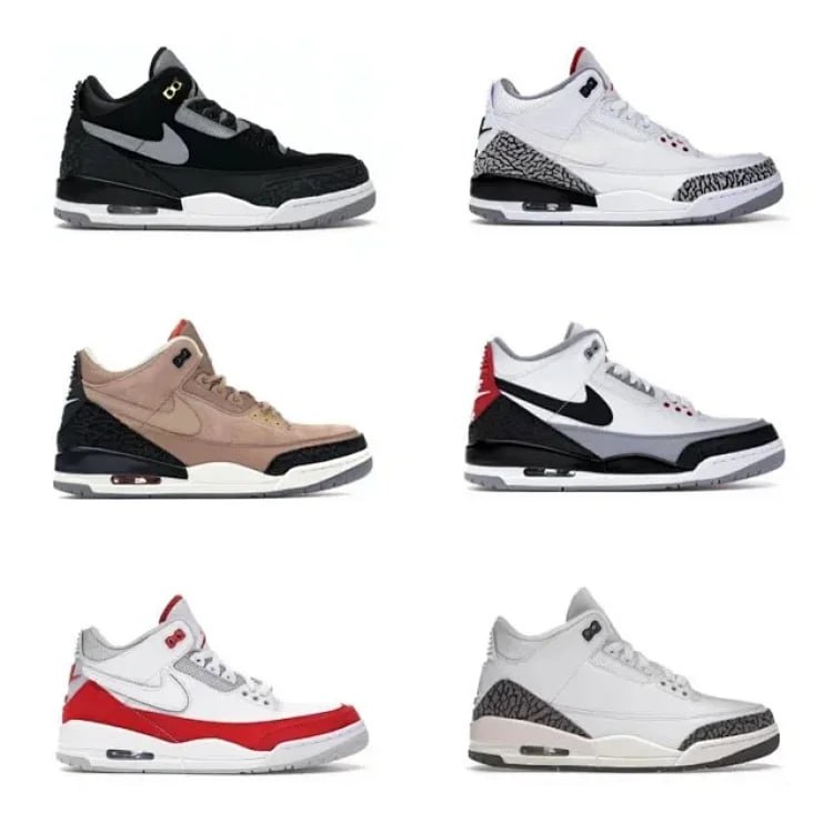  Nike Air Jordan 3 Sneakers [1