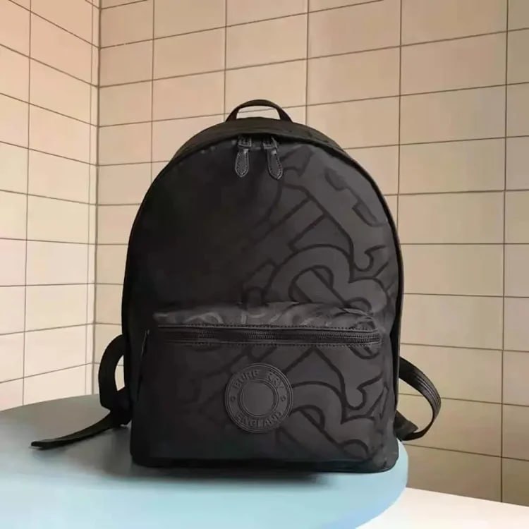 BURBERRY Monogram Print Backpa